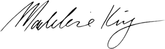 Signature of Minister Madeleine King