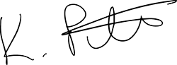Signature of Minister Keith Pitt